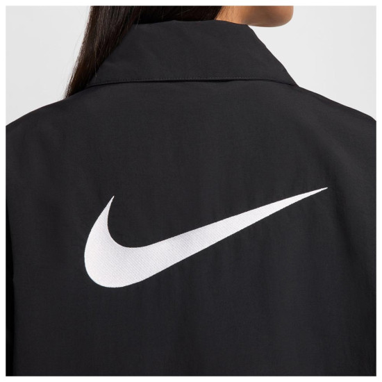 Nike Γυναικείο μπουφάν Sportswear Essential Oversized UV Woven Coaches' Jacket